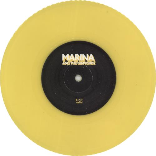 Marina & The Diamonds Immortal - Yellow Vinyl 7" vinyl single (7 inch record / 45) UK M3U07IM620677