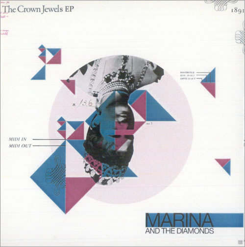 Marina & The Diamonds The Crown Jewels EP CD-R acetate UK M3UCRTH523590