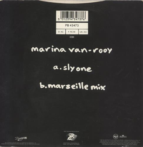 Marina Van-Rooy Sly One 7" vinyl single (7 inch record / 45) UK MK907SL816506