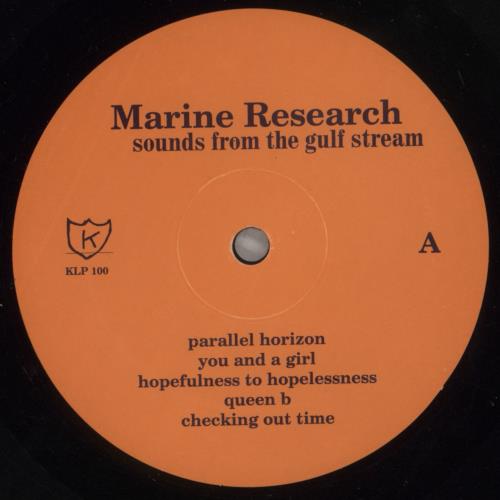 Marine Research Sounds From The Gulf Stream vinyl LP album (LP record) US ML8LPSO879551