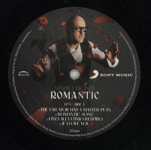 Mario Biondi Romantic 2-LP vinyl record set (Double LP Album) UK 9C92LRO867378