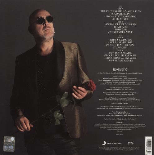 Mario Biondi Romantic 2-LP vinyl record set (Double LP Album) UK 9C92LRO867378