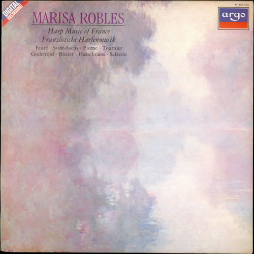 Marisa Robles Harp Music of France vinyl LP album (LP record) UK M-5LPHA536711