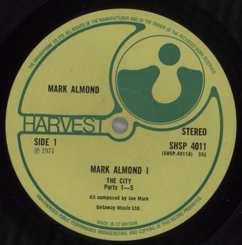 Mark-Almond Mark-Almond - 1st vinyl LP album (LP record) UK MRALPMA301107