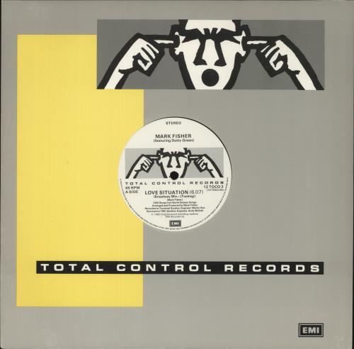 Mark Fisher Love Situation + Promo Sticker 12" vinyl single (12 inch record / Maxi-single) UK N0612LO868712