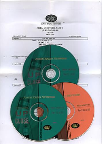 Mark Knopfler Up Close 3-CD album set (Triple CD) US KNO3CUP175315