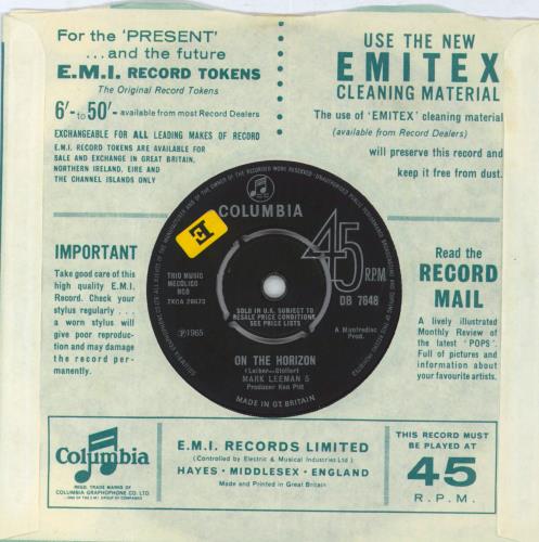 Mark Leeman Five Blow My Blues Away 7" vinyl single (7 inch record / 45) UK ML507BL817271