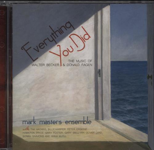 Mark Masters Everything You Did CD album (CDLP) US 1Y1CDEV751316
