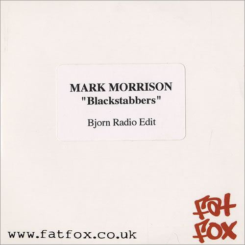 Mark Morrison Blackstabbers CD-R acetate UK MMSCRBL471628