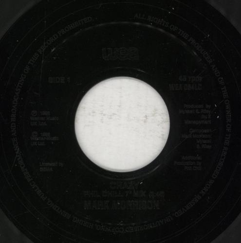 Mark Morrison Crazy 7" vinyl single (7 inch record / 45) UK MMS07CR855241
