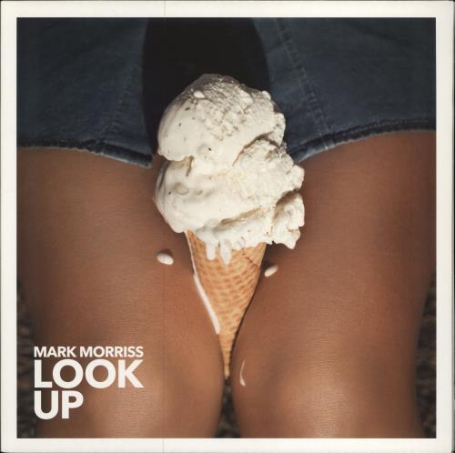 Mark Morriss Look Up - Ice Blue Vinyl + Autographed Card vinyl LP album (LP record) UK ISULPLO780295