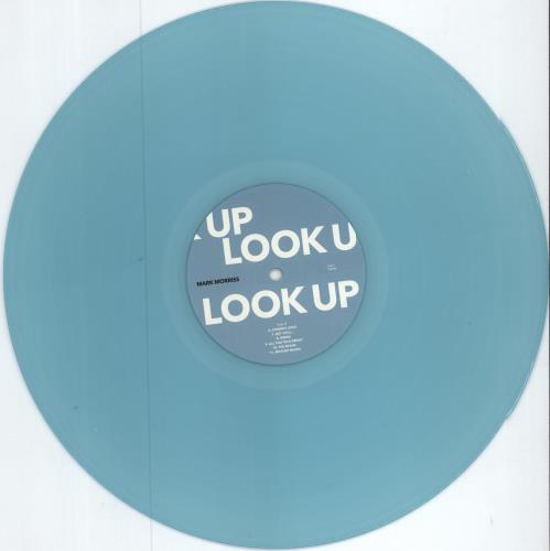 Mark Morriss Look Up - Ice Blue Vinyl + Autographed Card vinyl LP album (LP record) UK ISULPLO780295