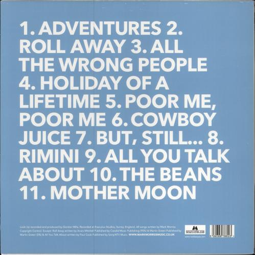 Mark Morriss Look Up - Ice Blue Vinyl + Autographed Card vinyl LP album (LP record) UK ISULPLO780295