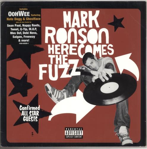 Mark Ronson Here Comes The Fuzz - EX vinyl LP album (LP record) German RM-LPHE740204