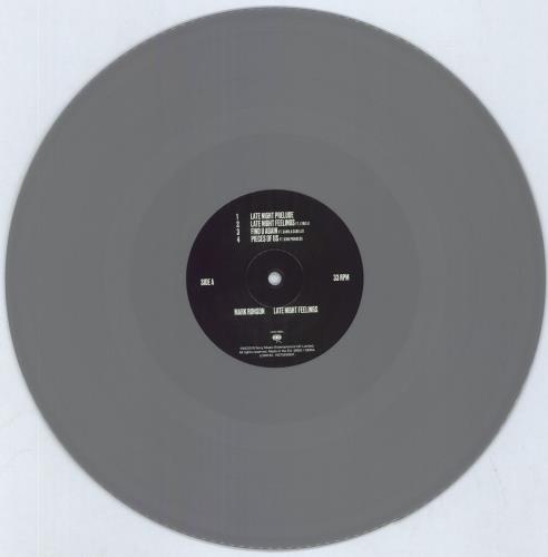 Mark Ronson Late Night Feelings - Grey Vinyl 2-LP vinyl record set (Double LP Album) UK RM-2LLA816820