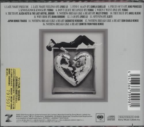 Mark Ronson Late Night Feelings CD album (CDLP) Japanese RM-CDLA873634