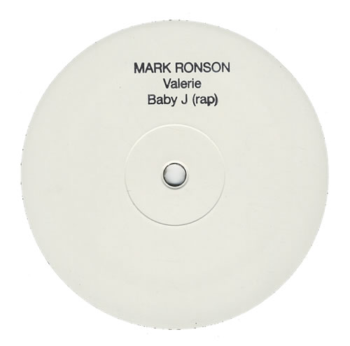 Mark Ronson Valerie 10" vinyl single (10 inch record) UK RM-10VA429159