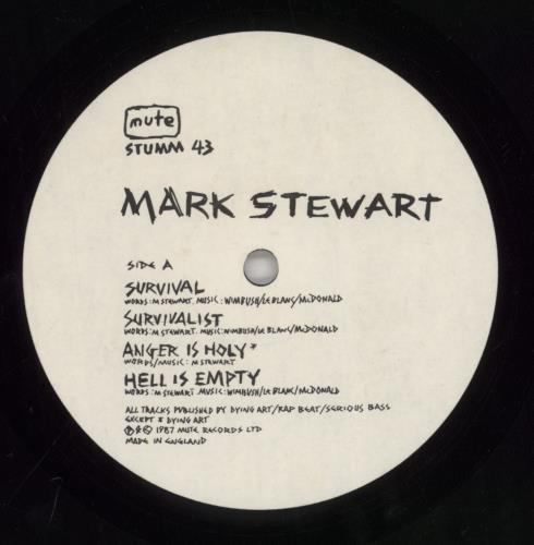 Mark Stewart Mark Stewart vinyl LP album (LP record) UK MRTLPMA444495