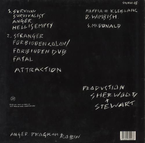 Mark Stewart Mark Stewart vinyl LP album (LP record) UK MRTLPMA444495