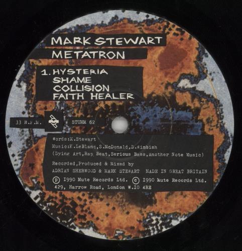 Mark Stewart Metatron vinyl LP album (LP record) UK MRTLPME444437