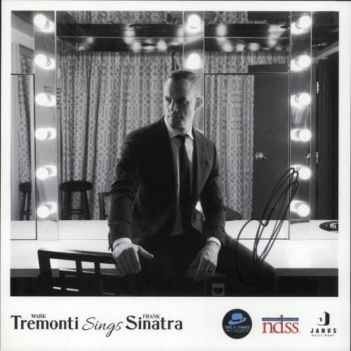 Mark Tremonti Sings Frank Sinatra - Red Marble Vinyl + Signed Insert vinyl LP album (LP record) US 94VLPSI873227