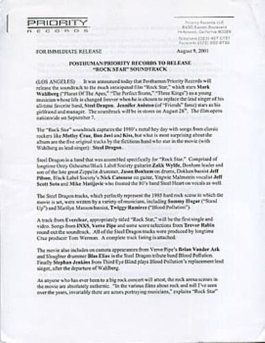 Mark Wahlberg Rock Star media press pack US MHGPPRO198159