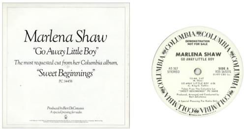 Marlena Shaw Go Away Little Boy 12" vinyl single (12 inch record / Maxi-single) US 4MS12GO458778