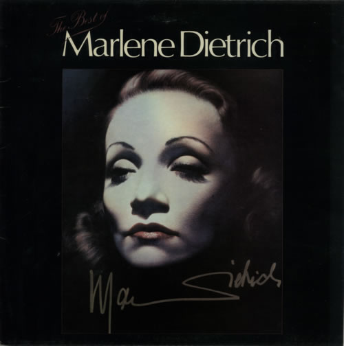 Marlene Dietrich The Best Of UK vinyl LP album (LP record) (563722)