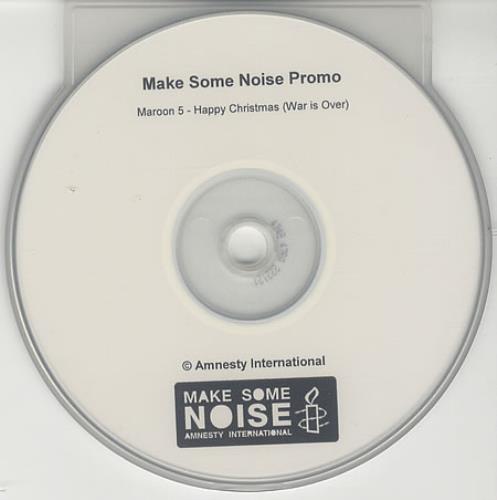 Maroon 5 Happy Christmas (War Is Over) CD-R acetate UK MR5CRHA390370