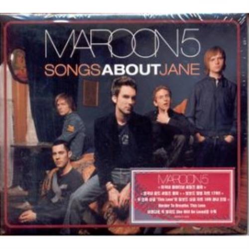 Maroon 5 Songs About Jane CD album (CDLP) Korean MR5CDSO310691