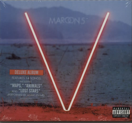 Maroon 5 V - Deluxe Edition CD album (CDLP) UK MR5CDVD617316
