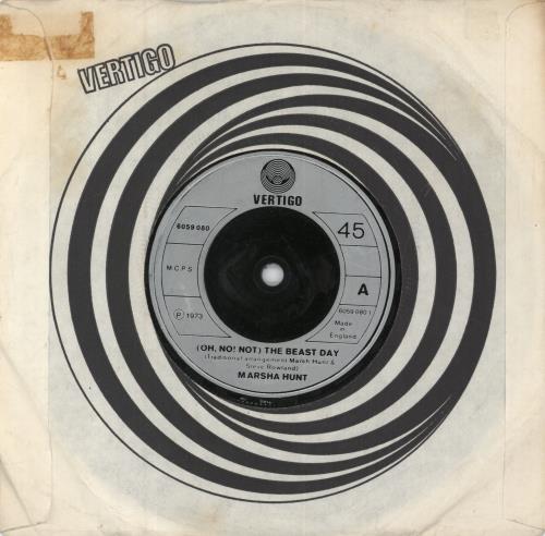 Marsha Hunt (Oh, No! Not) The Beast Day 7" vinyl single (7 inch record / 45) UK HAH07OH689560