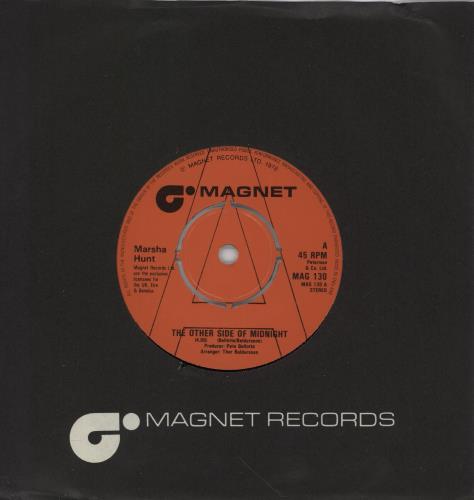 Marsha Hunt The Other Side Of Midnight - A Label 7" vinyl single (7 inch record / 45) UK HAH07TH750181
