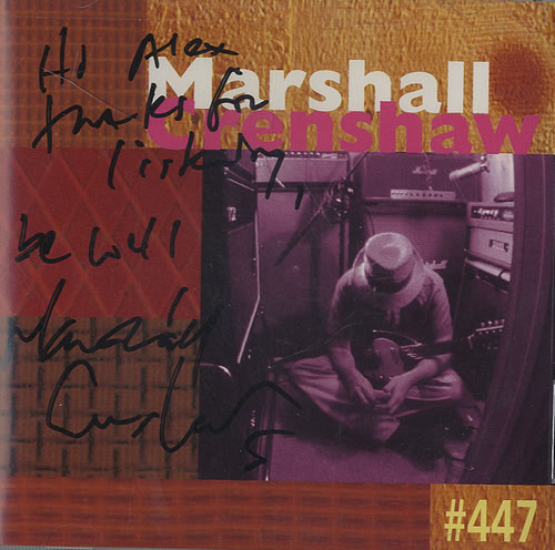 Marshall Crenshaw #447 - Autographed CD album (CDLP) US MG7CDAU437720