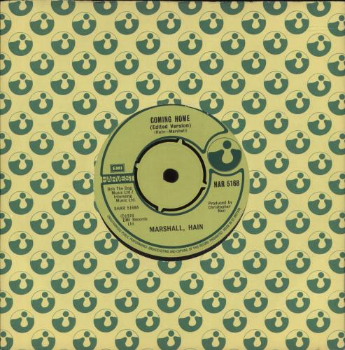 Marshall Hain Coming Home 7" vinyl single (7 inch record / 45) UK MN407CO699990