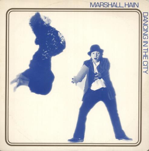 Marshall Hain Dancing In The City - Blue Vinyl 12" vinyl single (12 inch record / Maxi-single) UK MN412DA701567