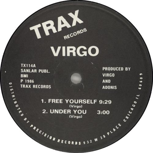 Marshall Jefferson Free Yourself 12" vinyl single (12 inch record / Maxi-single) US MJF12FR715259