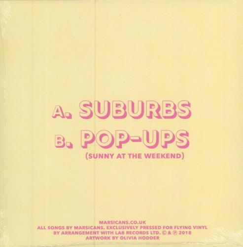 Marsicans Suburbs - Pink Vinyl - Sealed 7" vinyl single (7 inch record / 45) UK 4B307SU782056