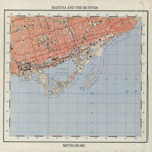 Martha & The Muffins Metro Music - shrink vinyl LP album (LP record) UK MMFLPME795001