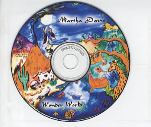 Martha Davis (Motels) Wonder World CD-R acetate US MD3CRWO330362