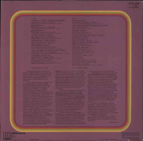 Martha Reeves & The Vandellas Anthology vinyl LP album (LP record) UK RVELPAN281687