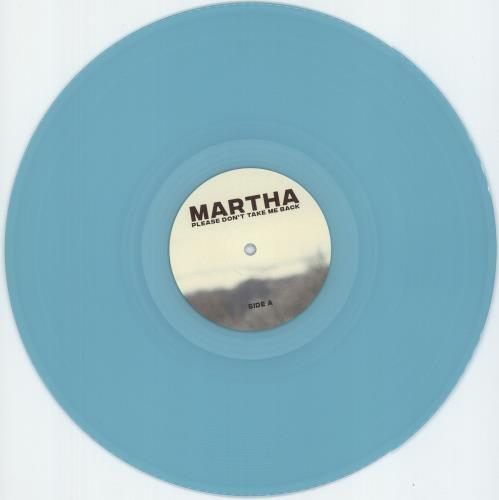 Martha Please Don't Take Me Back - Blue Vinyl vinyl LP album (LP record) US 8AZLPPL871379