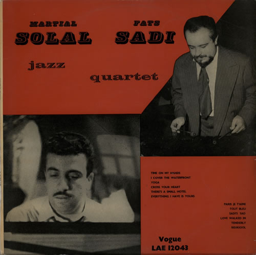 Martial Solal Sadi-Solal Quartet vinyl LP album (LP record) UK MS4LPSA584830