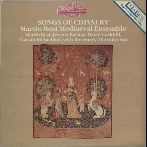 Martin Best Songs Of Chivalry vinyl LP album (LP record) UK OD8LPSO650343