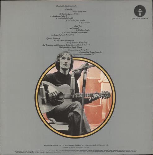 Martin Carthy Shearwater - 2nd vinyl LP album (LP record) UK CAYLPSH92175
