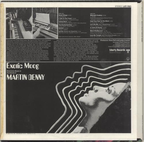 Martin Denny Exotic Moog vinyl LP album (LP record) US DNNLPEX717204