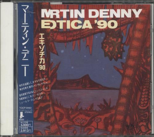 Martin Denny Exotica '90 + Obi CD album (CDLP) Japanese DNNCDEX720079