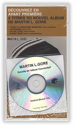 Martin Gore Extraits De L'Album Counterfeit� CD-R acetate French GORCREX261946