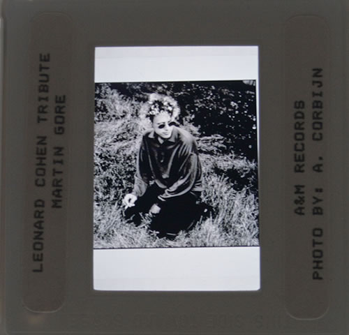 Martin Gore Leonard Cohen Tribute - 35mm Colour Slide memorabilia US GORMMLE501244