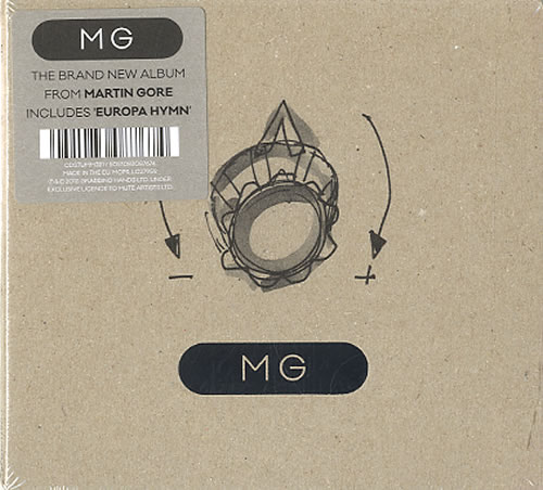 Martin Gore MG CD album (CDLP) UK GORCDMG630538
